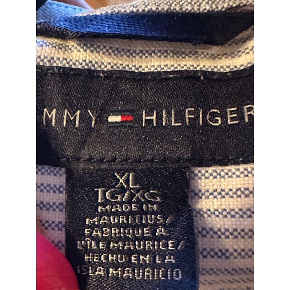 Tommy Hilfiger Men’s Yellow & White Micro Check Button Front Shirt XL 50” Chest - Picture 6 of 7